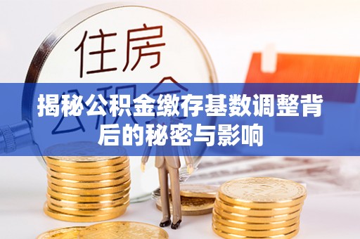 威远揭秘公积金缴存基数调整背后的秘密与影响