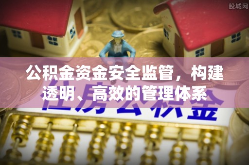 威远公积金资金安全监管，构建透明、高效的管理体系