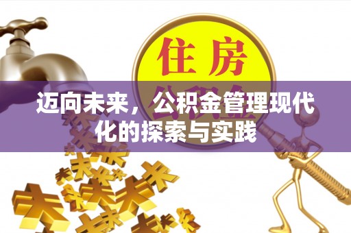 威远迈向未来，公积金管理现代化的探索与实践