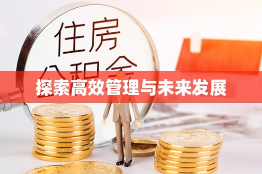 威远探索高效管理与未来发展
