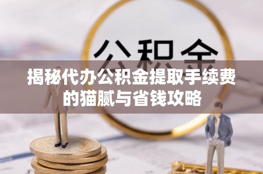 威远揭秘代办公积金提取手续费的猫腻与省钱攻略