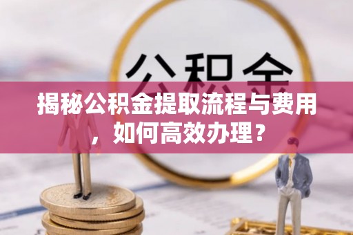 威远揭秘公积金提取流程与费用，如何高效办理？