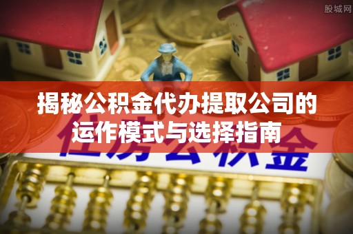 威远揭秘公积金代办提取公司的运作模式与选择指南